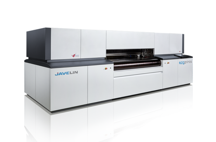 The Javelin Textile Printer from SPGPrints Compatible with reactive, disperse, or acid inks.