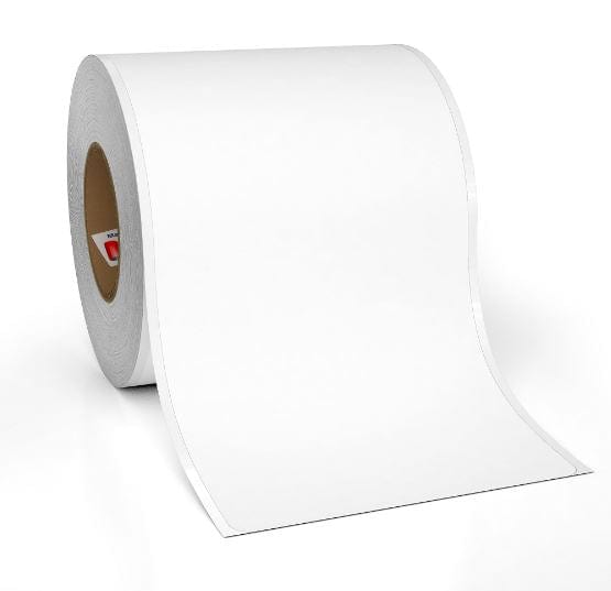 Clear Gloss Polyester Roll with Permanent Adhesive for IColor™ 400 - 5.1 in x 500 ft (130mm x 152m) - Allprintheads