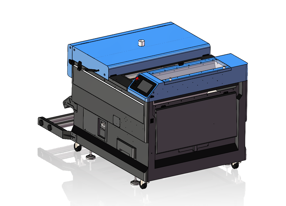 TE-ZH820 Custom Dryer & Shaker for the Mimaki TXF150-75 DTF Printer - www.allprintheads.com