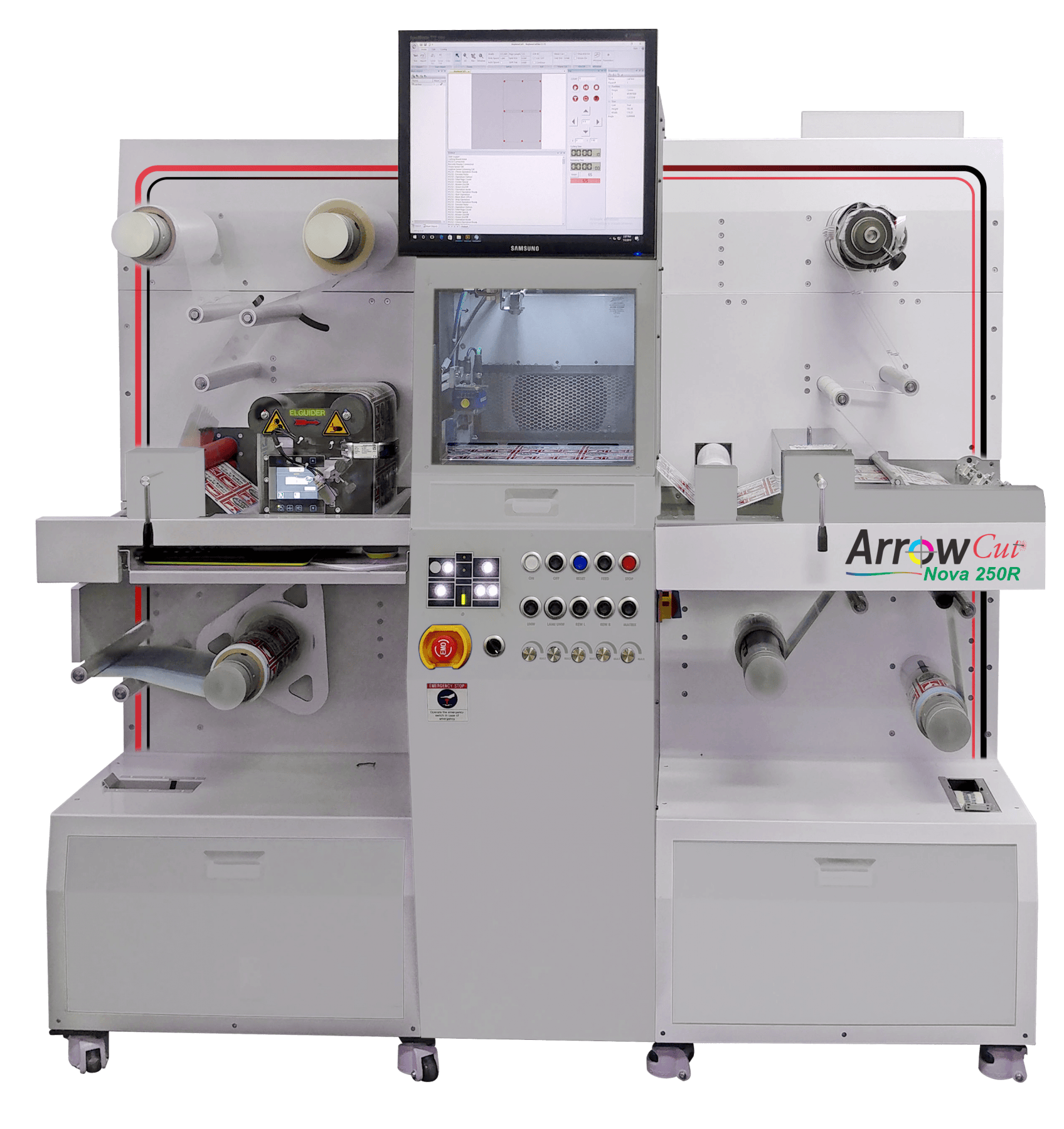 ArrowCut Nova 250R laser label die cutter