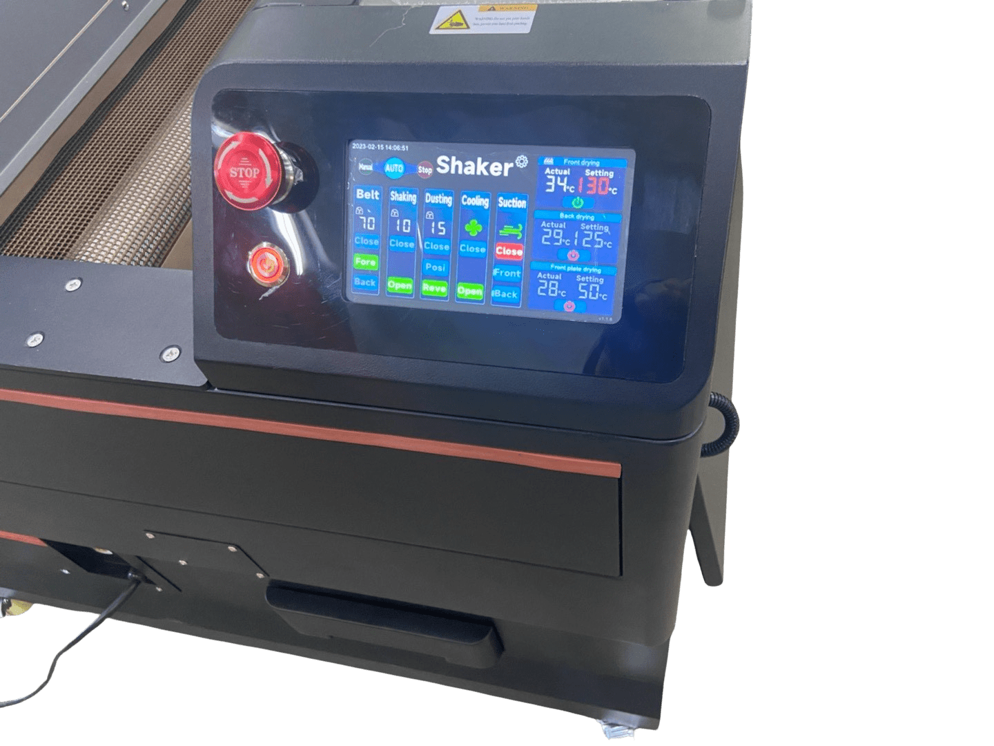 TE-ZH820 Custom Dryer & Shaker for the Mimaki TXF150-75 DTF Printer - www.allprintheads.com