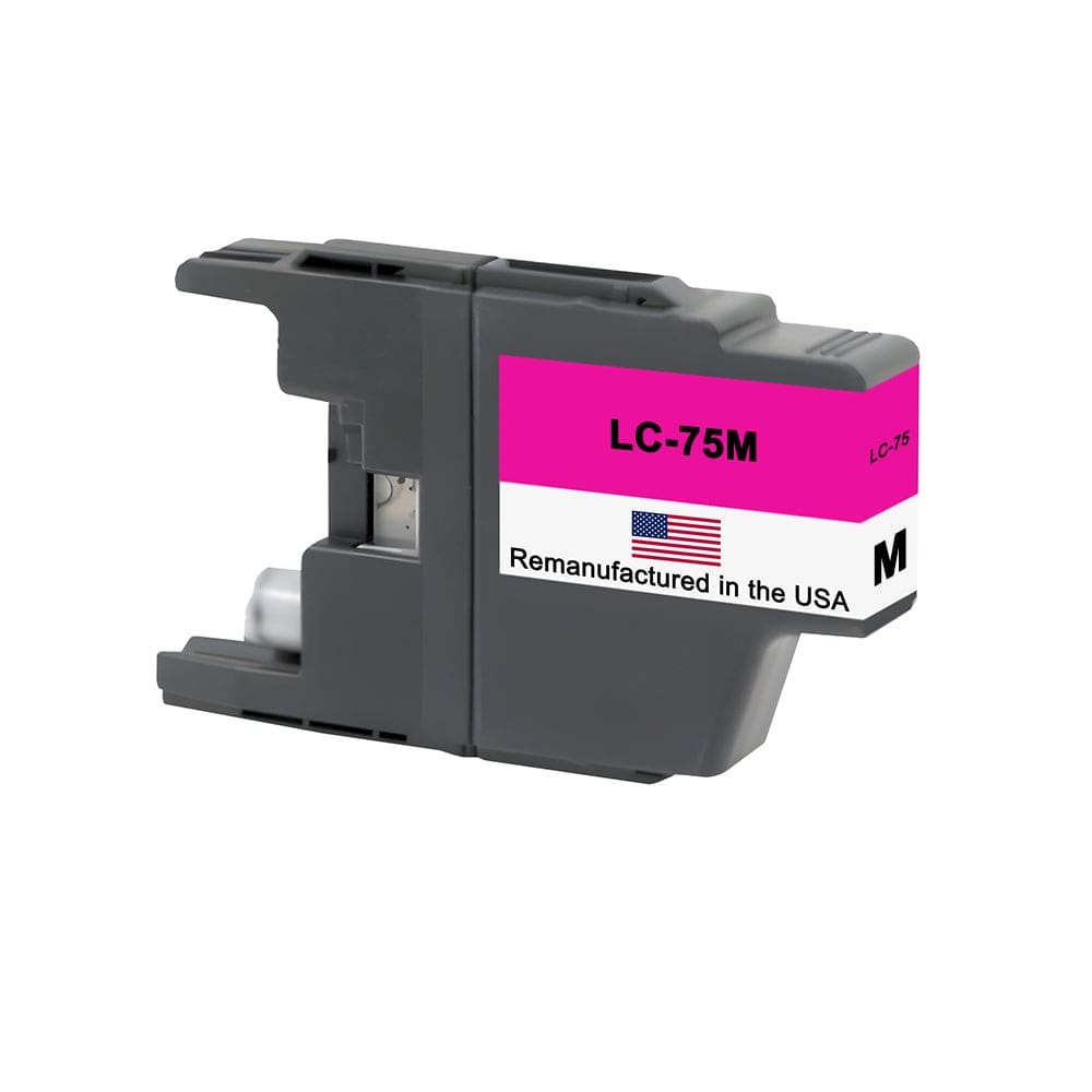 U.S. Remanufactured for Brother LC75 Magenta Ink Cartridge - Allprintheads