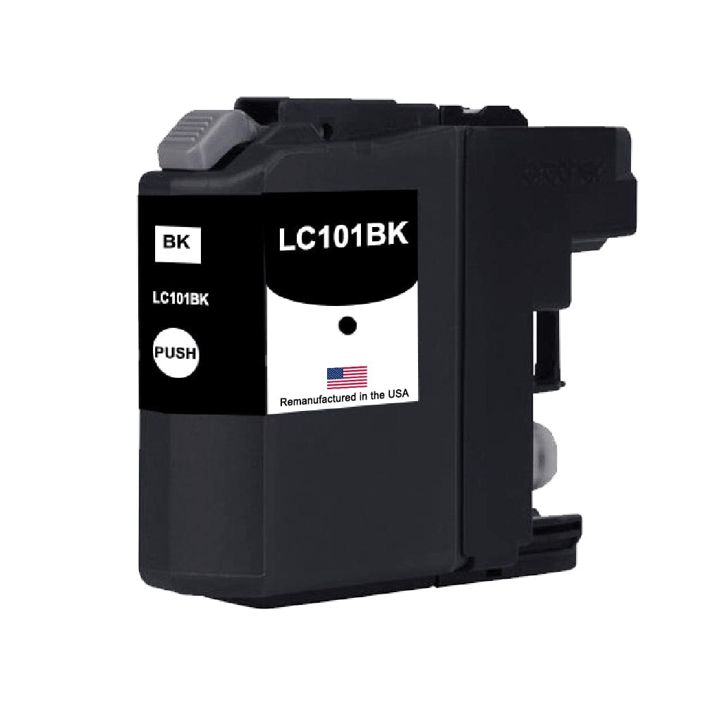 U.S. Remanufactured for Brother LC101XLBK Black Ink Cartridge - Allprintheads