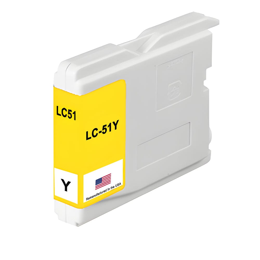 U.S. Remanufactured for Brother LC51Y Ink Cartridges Yellow - Allprintheads