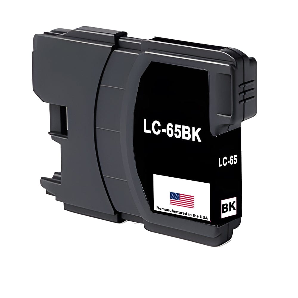 U.S. Remanufactured for Brother LC65 Black Ink Cartridges - Allprintheads