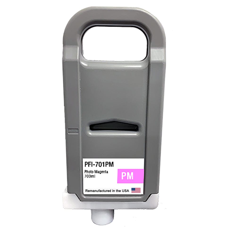 U.S. Remanufactured for Canon PFI-701PM 700ml Photo Magenta Ink Cartridge - Allprintheads