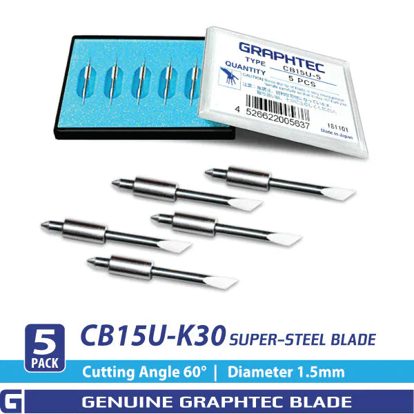Graphtec CB15U-K30 Super-Steel Blade - 60°/ 1.5mm for FC, FCX Series - Allprintheads