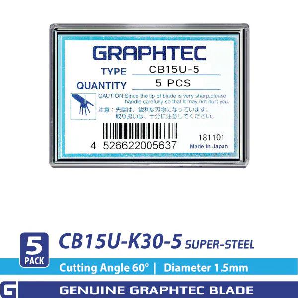 Graphtec CB15U-K30 Super-Steel Blade - 60°/ 1.5mm for FC, FCX Series - Allprintheads