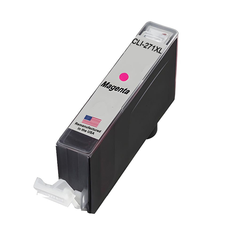 U.S. Remanufactured for Canon CLI-271XLM Magenta Ink Cartridge - Allprintheads