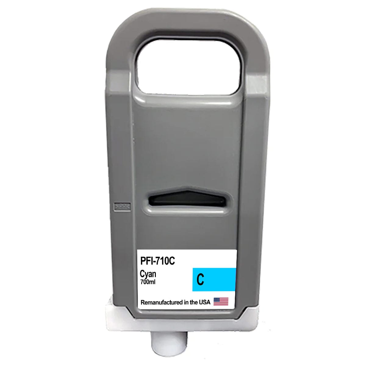 U.S. Remanufactured for Canon PFI-710C 700ml Cyan Ink Cartridge - Allprintheads