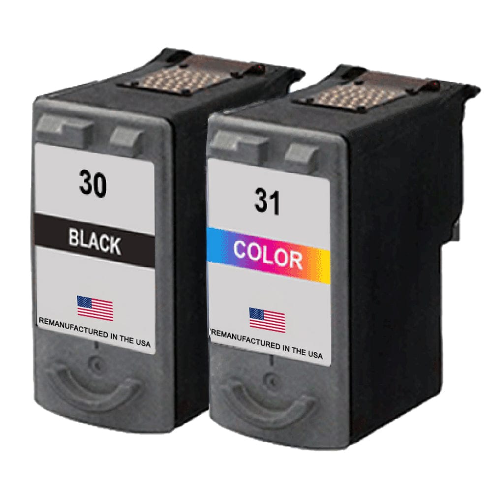 U.S. Remanufactured for Canon PG-30 Black / CL-31 Color Combo Pack - Allprintheads