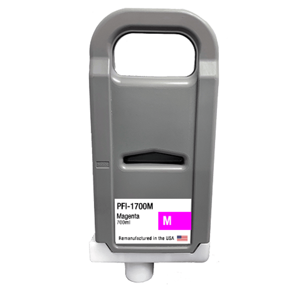 U.S. Remanufactured for Canon PFI-1700M Magenta Ink Cartridges - 21230C - Allprintheads