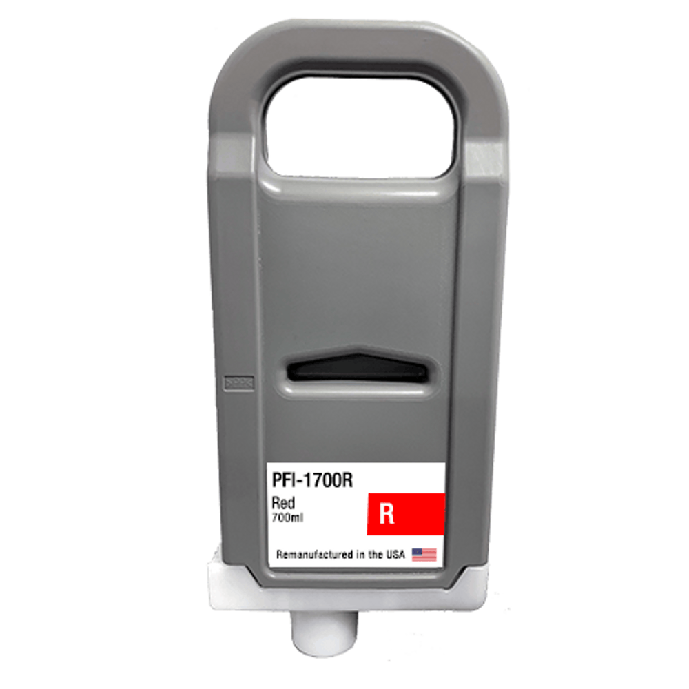 U.S. Remanufactured for Canon PFI-1700R Red Ink Cartridges - 21234C - Allprintheads