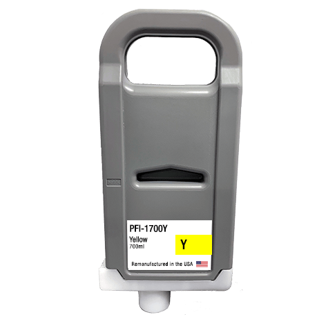 U.S. Remanufactured for Canon PFI-1700Y Yellow Ink Cartridges - Allprintheads