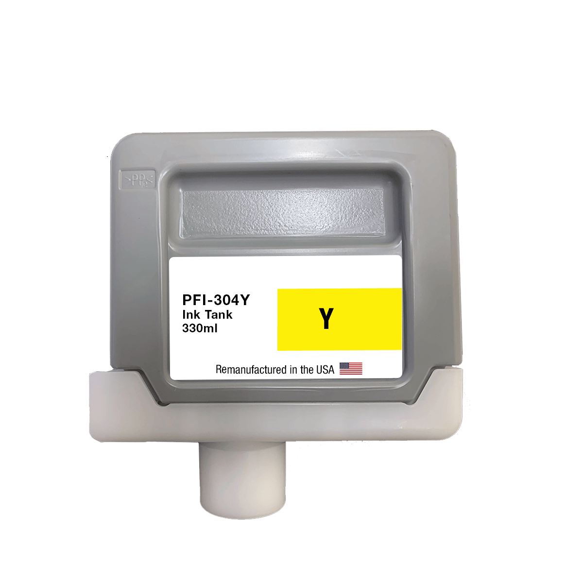 U.S. Remanufactured for Canon PFI-304Y 330ml Yellow Ink Cartridge - Allprintheads
