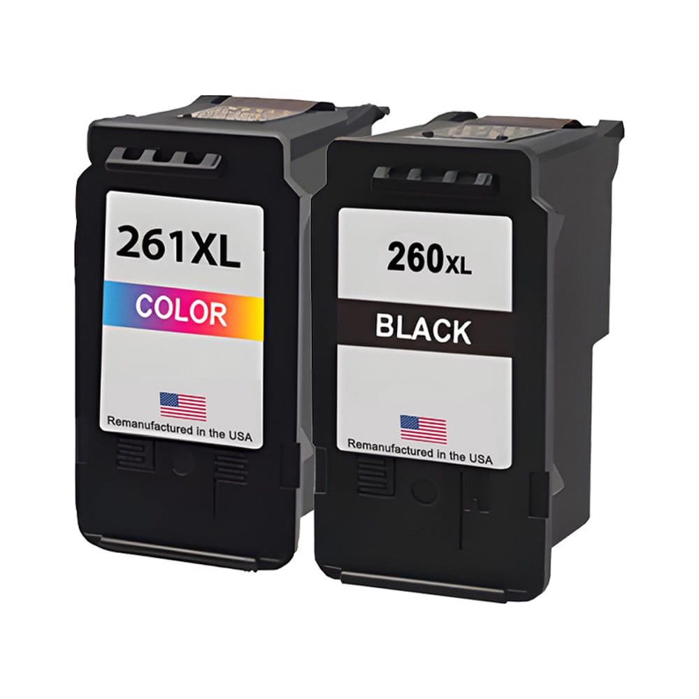 U.S. Remanufactured for Canon PG-260XL Black / CL-261XL Color Combo Pack - Allprintheads