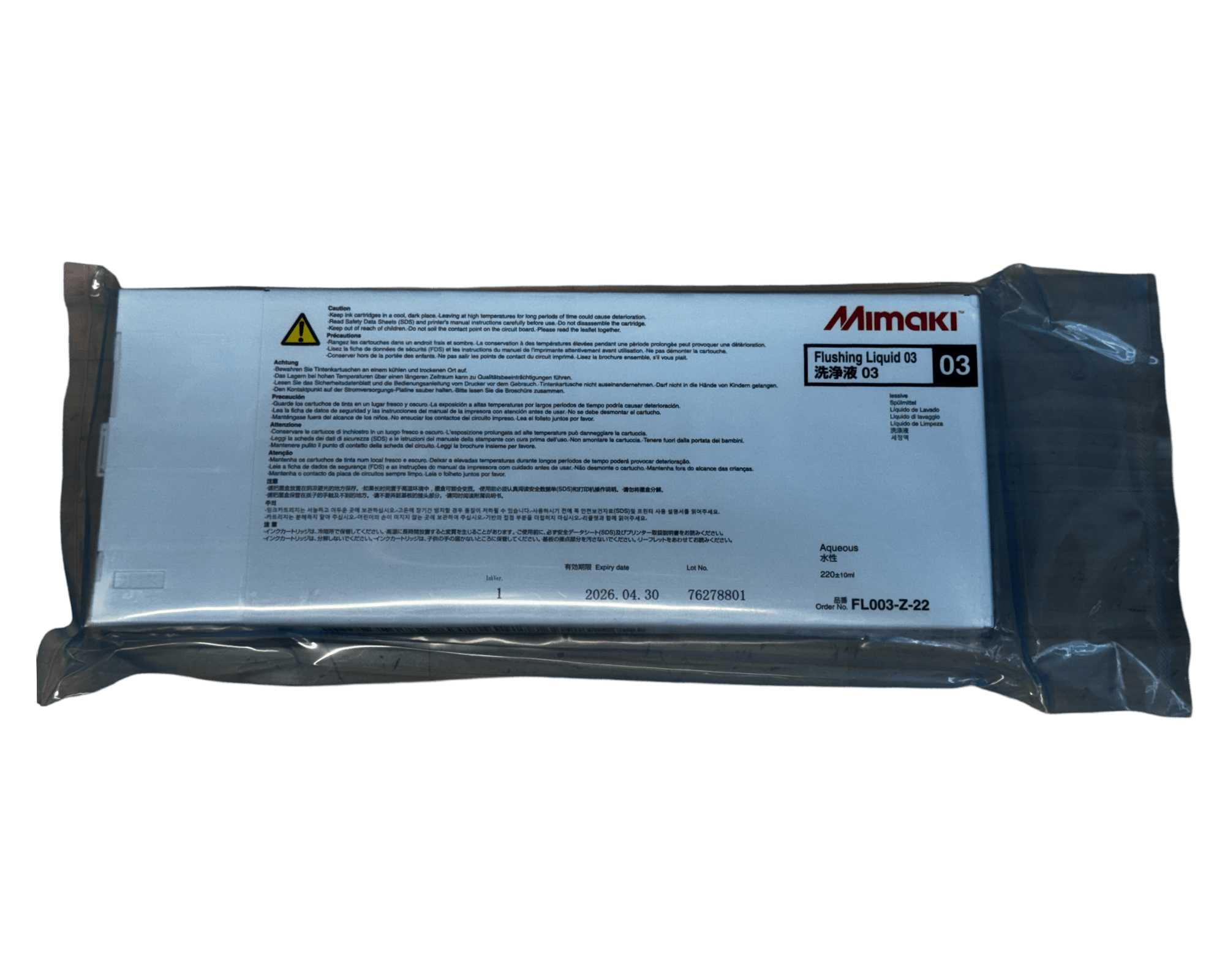 Mimaki Cleaning Cartridge - C-FL003-Z-22-1 - Allprintheads
