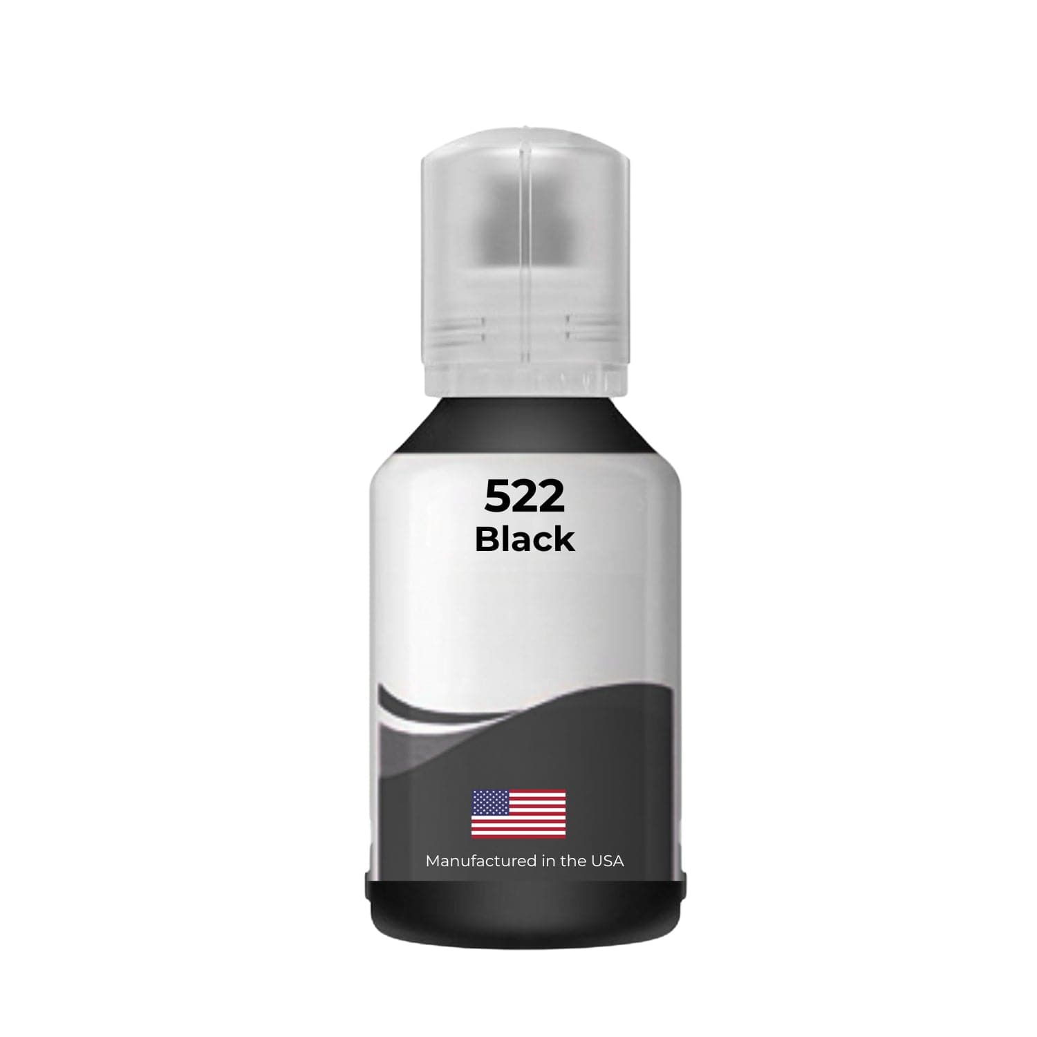 Replacement Ink Bottle For Epson 522 (T522120-S) 140 ml Pigment Black - Allprintheads