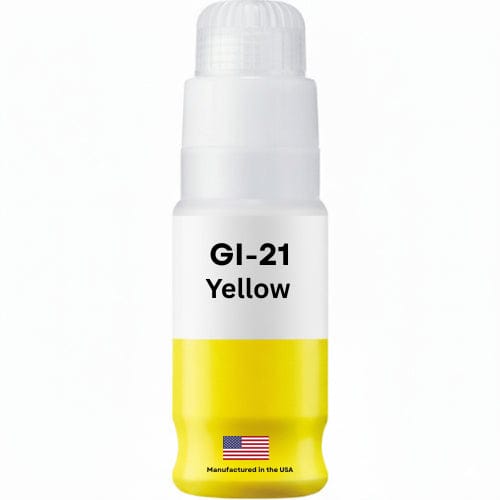 Replacement Ink Bottle For Canon GI-21 (4539C001) 70 ml Yellow - Allprintheads
