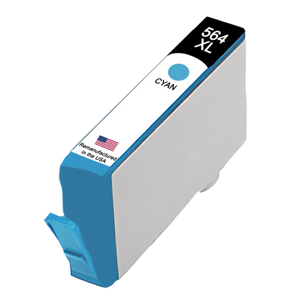 U.S. Remanufactured for HP 564XL (CB323WN) Cyan Ink Cartridge - Allprintheads