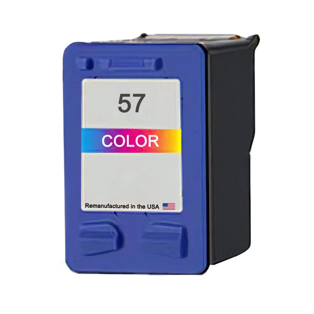 U.S. Remanufactured for HP 57 (C6657AN) Tri-Color Ink Cartridge - Allprintheads