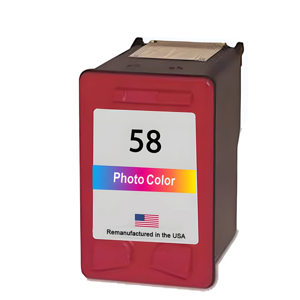 U.S. Remanufactured for HP 58 (C6658) Photo Color Ink Cartridge - Allprintheads