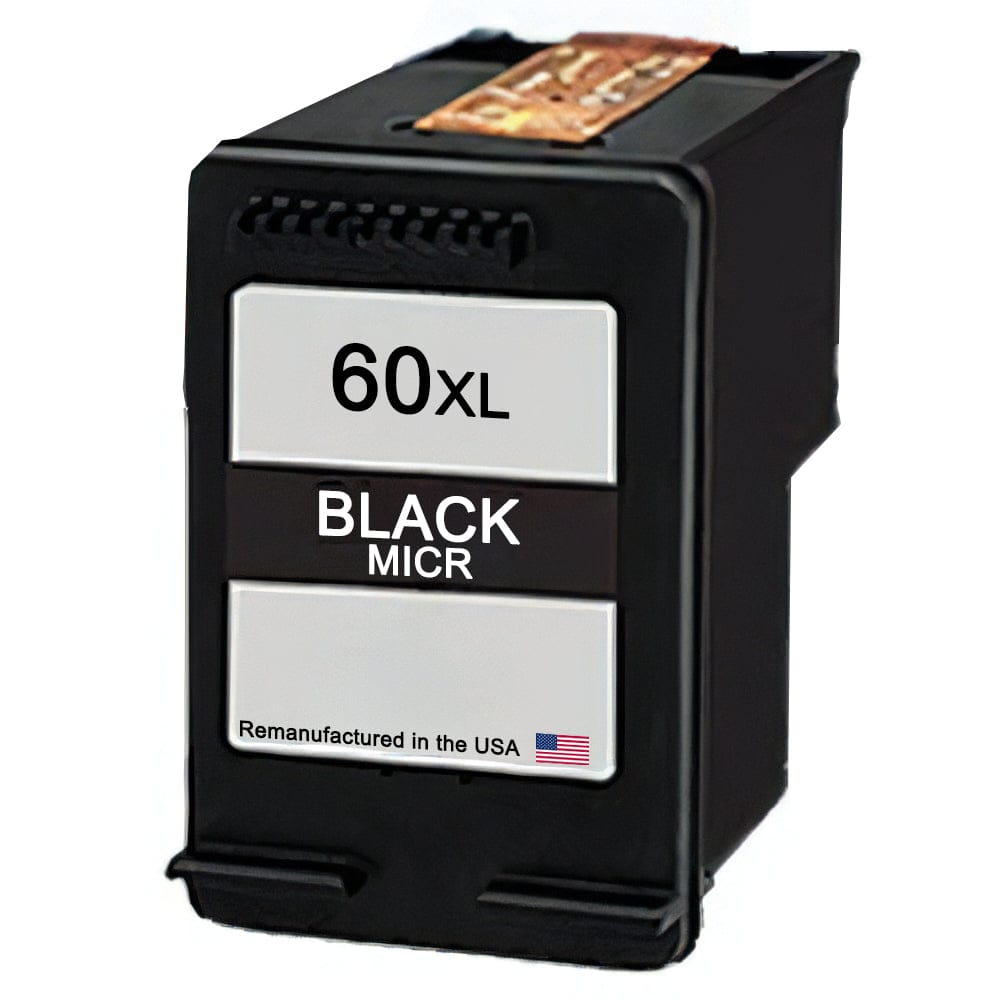 U.S. Remanufactured for HP 60XL (CC641AN) Black MICR Ink Cartridge - Allprintheads