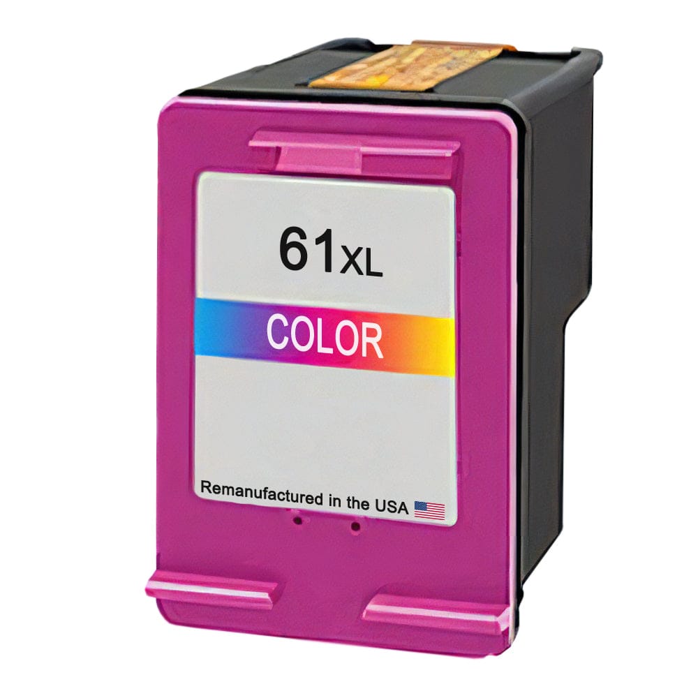 U.S. Remanufactured for HP 61XL (CH564WN) Tri-Color Ink Cartridges - Allprintheads