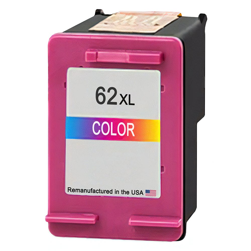 U.S. Remanufactured for HP 62XL (C2P07AN) Tri-Color Ink Cartridges - Allprintheads