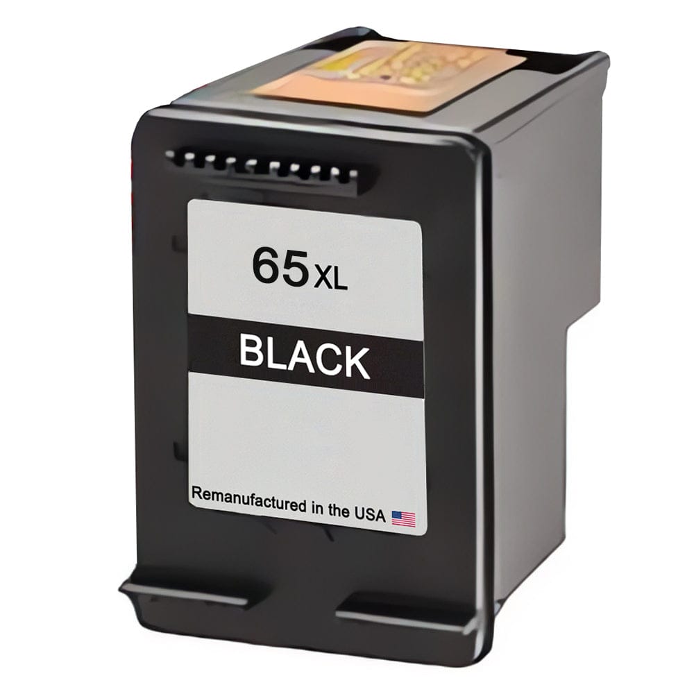 U.S. Remanufactured for HP 65XL (N9K04AN) Black Ink Cartridges - Allprintheads