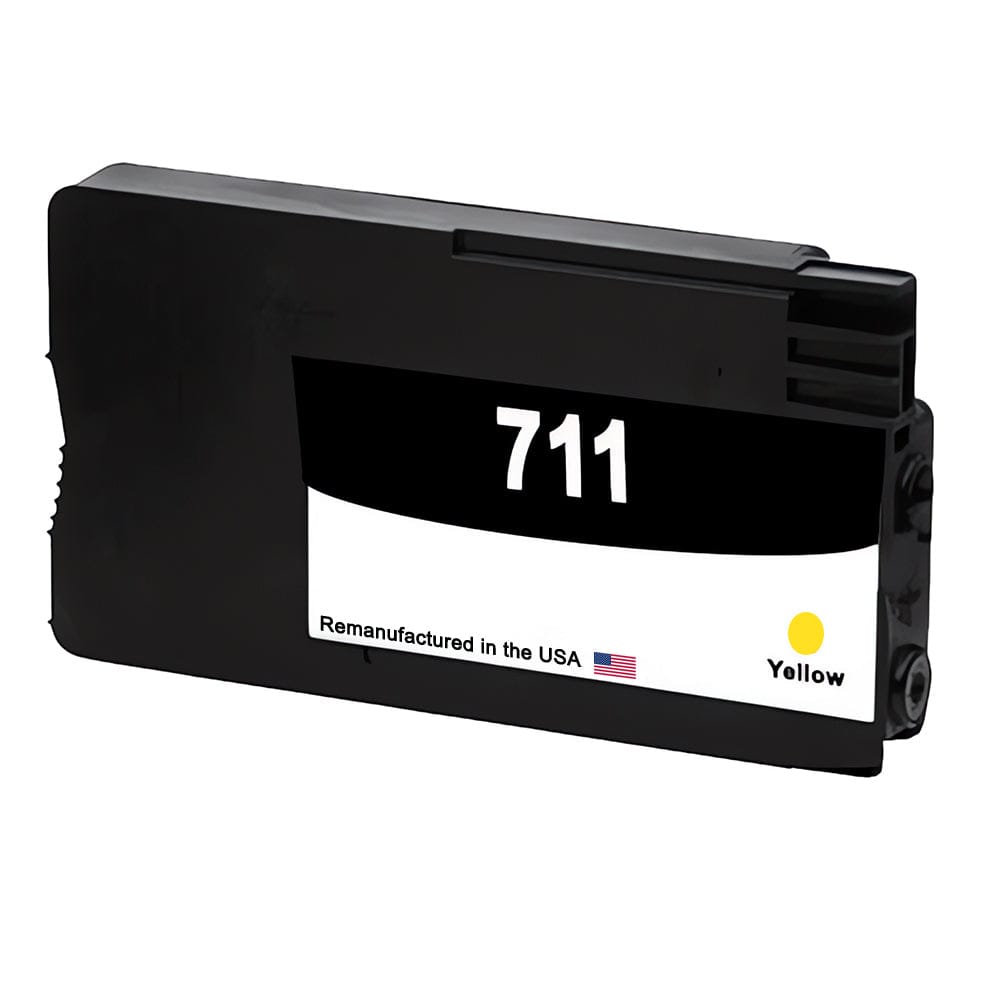 U.S. Remanufactured for HP 711 29-ml (CZ132A) Yellow Ink Cartridge OEM Chip - Allprintheads
