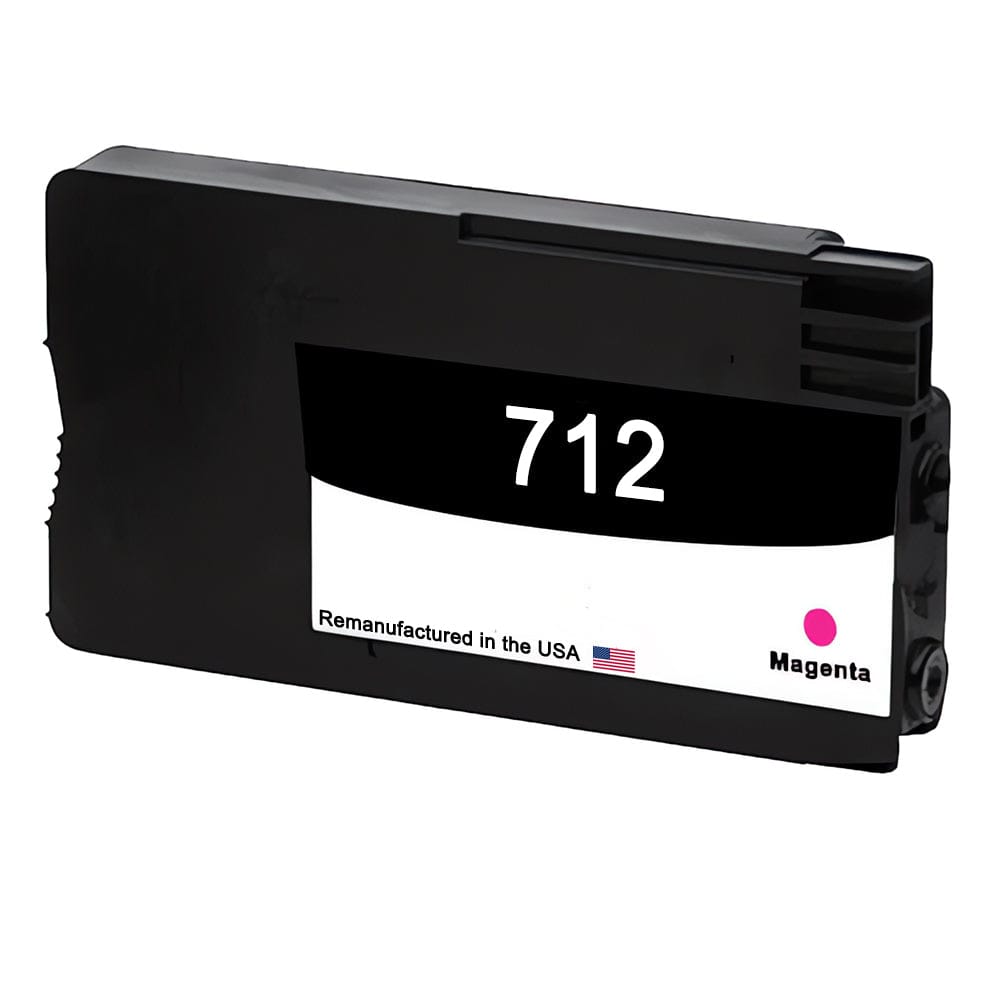 U.S. Remanufactured for HP 712 Magenta (3ED68A) 29-ml Ink Cartridge New Chip - Allprintheads