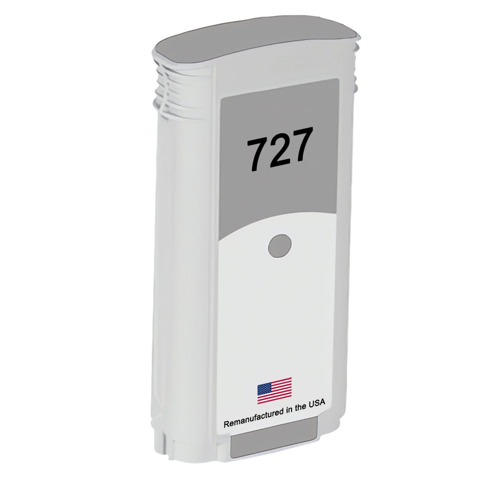 U.S. Remanufactured for HP 727 130ml (B3P24A) Gray Ink Cartridge - Allprintheads