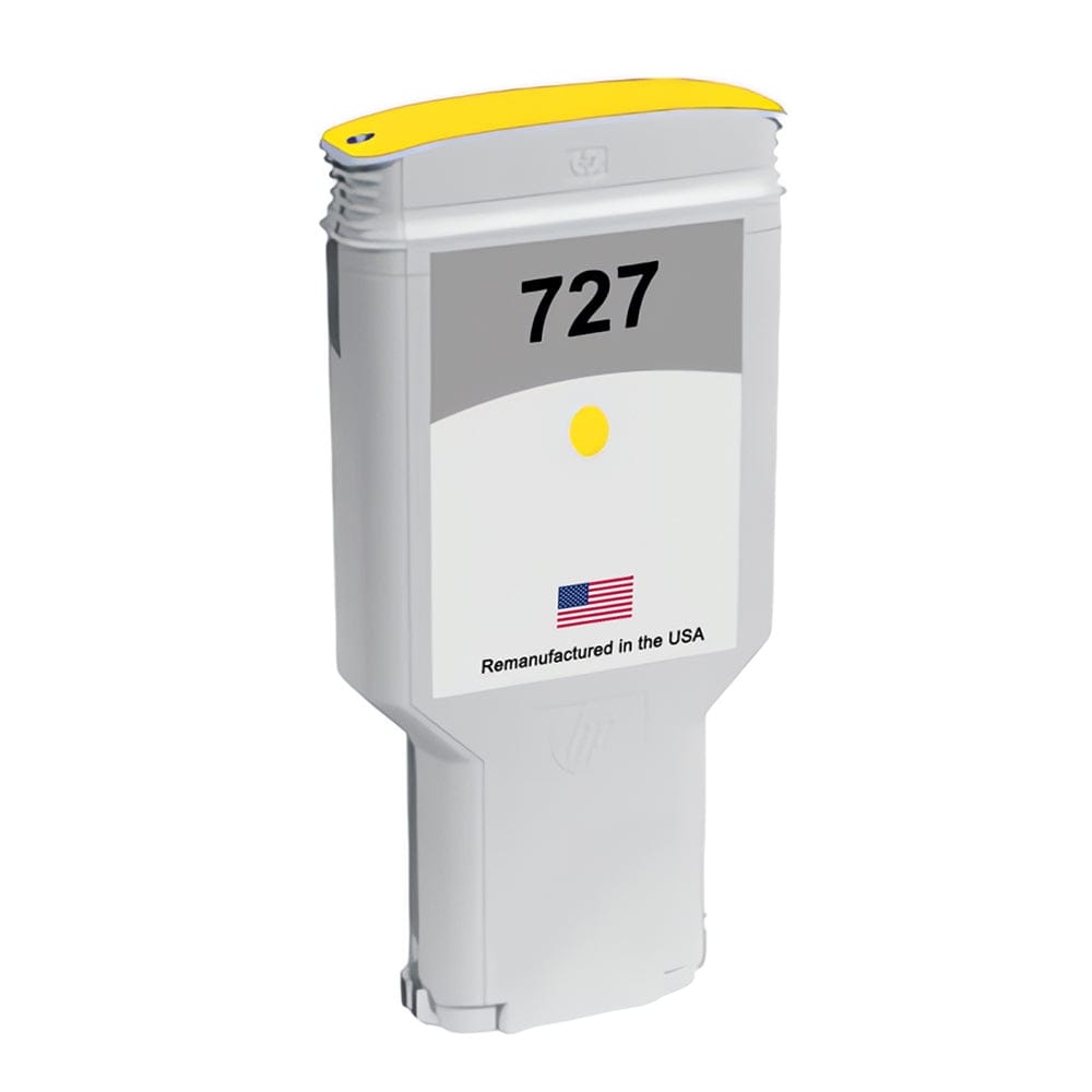 U.S. Remanufactured for HP 727 300ml (F9J78A) Yellow Ink Cartridge - Allprintheads