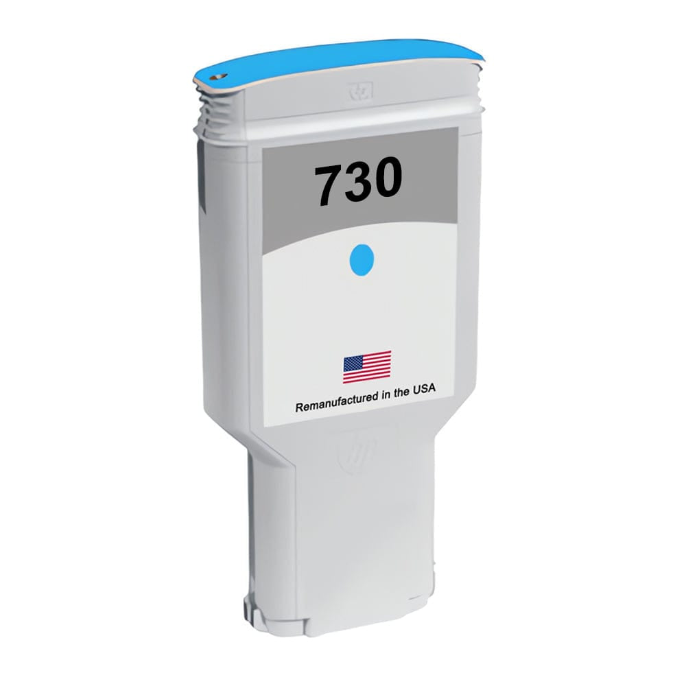 HP 730 Cyan Remanufactured Ink Cartridge | Wholesale Supplier