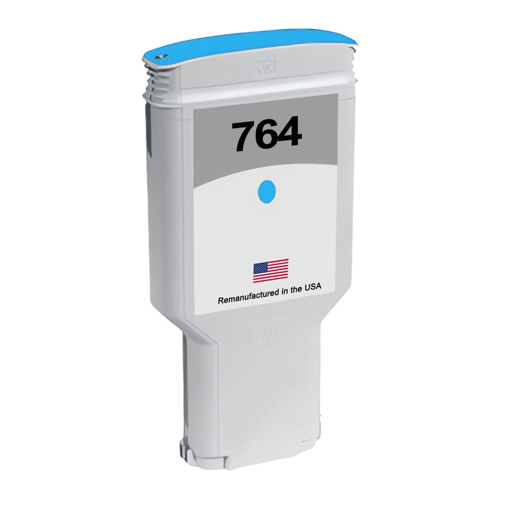 U.S. Remanufactured for HP 764 300ml (C1Q13A) Cyan Ink Cartridge - Allprintheads