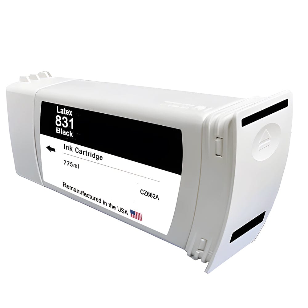 U.S. Remanufactured for HP 831 (CZ682A) Black Latex 775-ml Ink Cartridge - Allprintheads