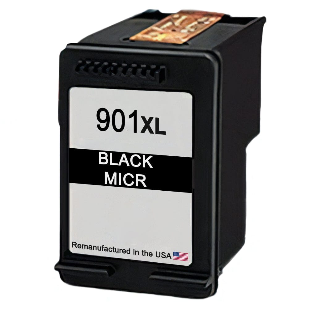 U.S. Remanufactured for HP 901XL (CC654AN) Black MICR Ink Cartridge - Allprintheads