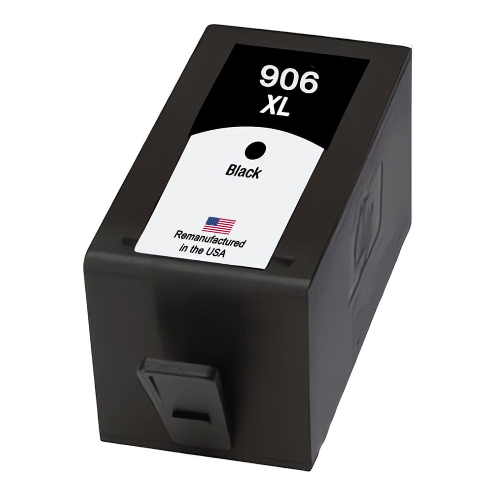 U.S. Remanufactured for HP 906XL (T6M18AN) Black Ink Cartridge - Allprintheads