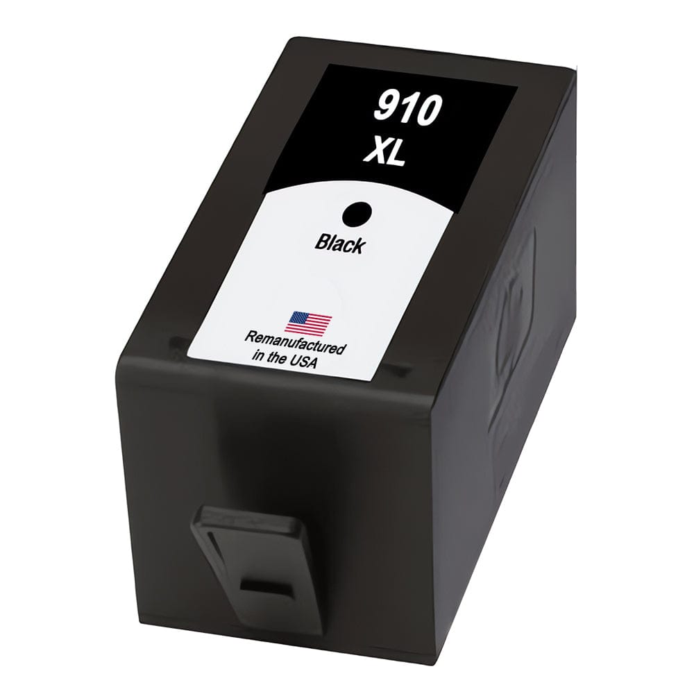 U.S. Remanufactured for HP 910XL (3YL65AN) Black High Yield Ink Cartridge New Chip - Allprintheads