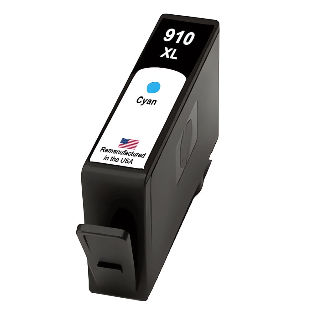 U.S. Remanufactured for HP 910XL (3YL62AN) Cyan Ink Cartridge OEM Chip - Allprintheads