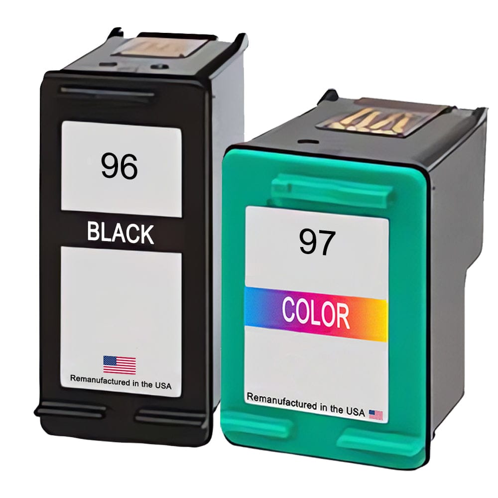 U.S. Remanufactured for HP 96 black and HP 97 Color Ink Cartridge Combo Pack - Allprintheads