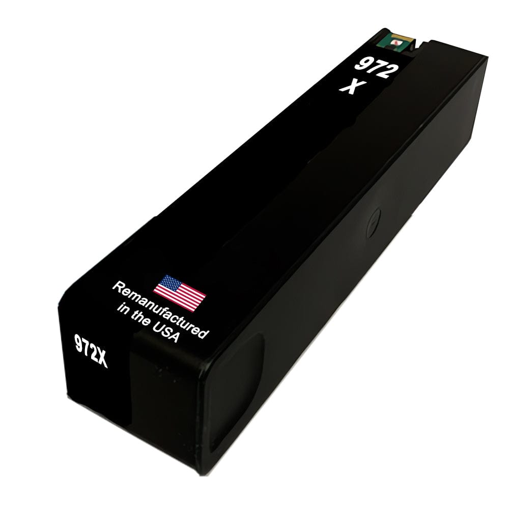 U.S. Remanufactured for HP 972X (F6T84AN) Black Ink Cartridge New Chip - Allprintheads