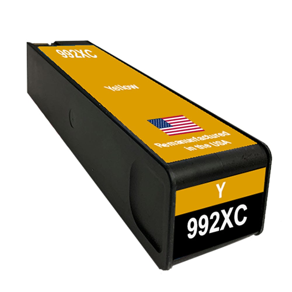 U.S. Remanufactured for HP 992XC (M0K26XC) Yellow Ink Cartridge OEM Chip - Allprintheads