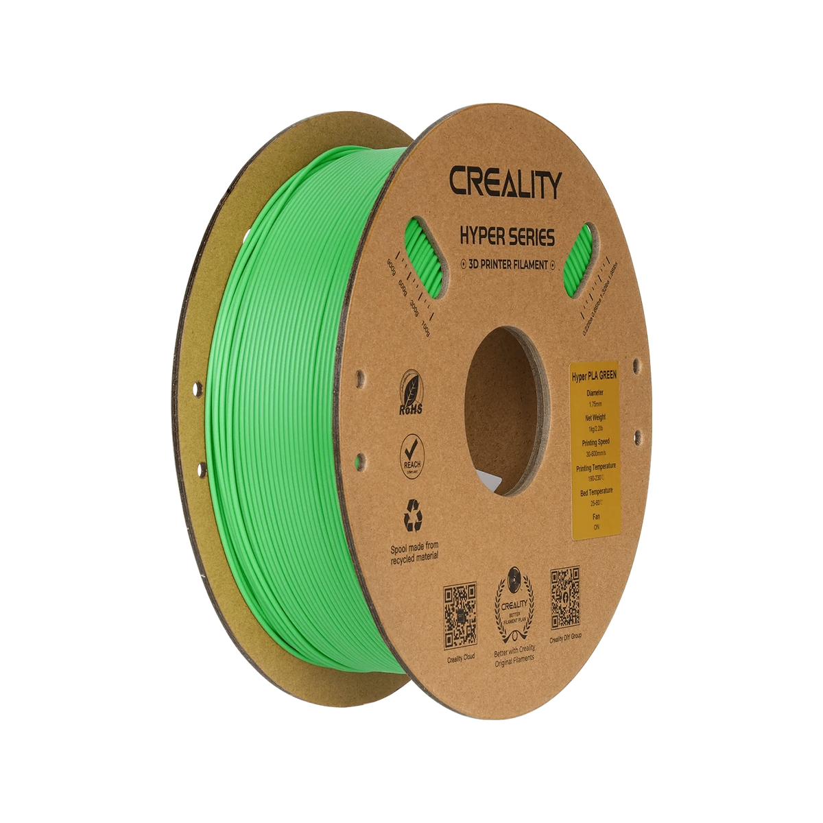 Hyper Series PLA 3D Printing Filament 1kg - Allprintheads