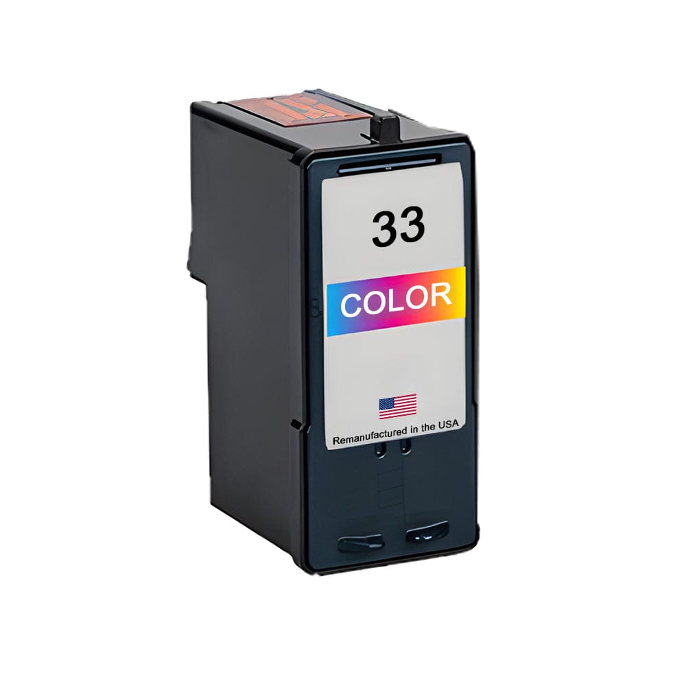 U.S. Remanufactured for Lexmark #33 18C0033 Color Ink Cartridge - Allprintheads