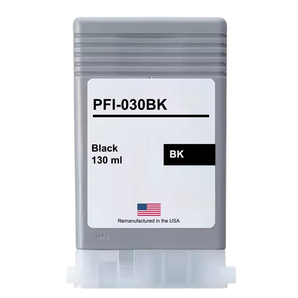 U.S. Remanufactured for Canon PFI-030 130mL Black - Allprintheads