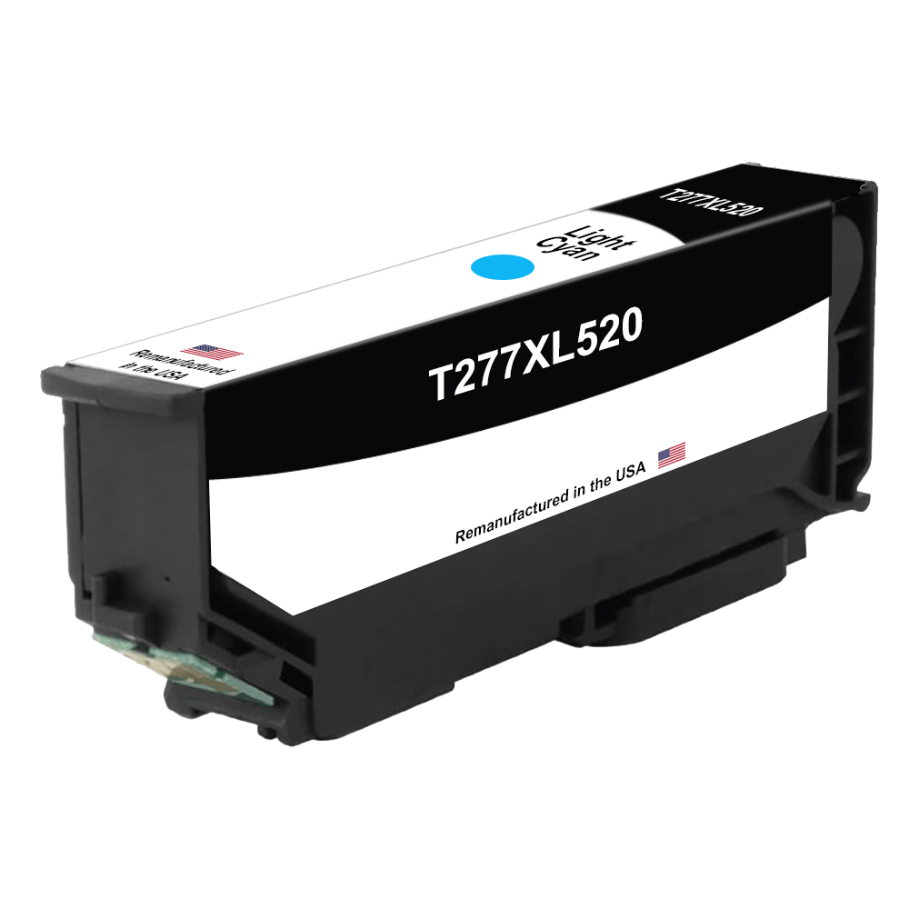 U.S. Remanufactured for Epson T277XL High Yield Light Cyan, T277XL520 - Allprintheads