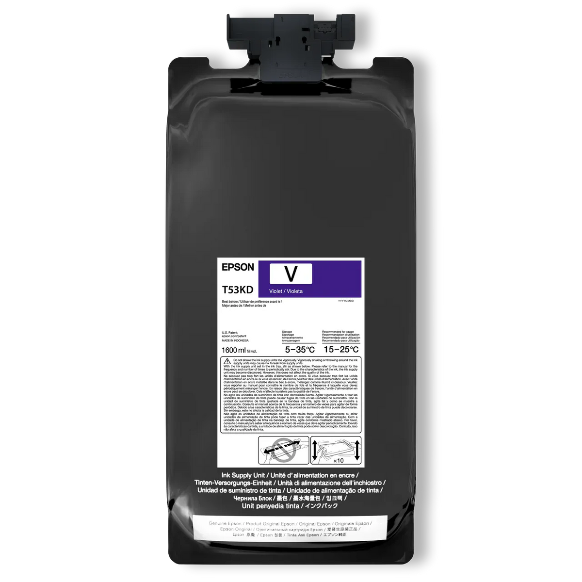 Epson T53K, 2 x 1,600 Ml High Density UltraChrome DS Ink Packs - Allprintheads