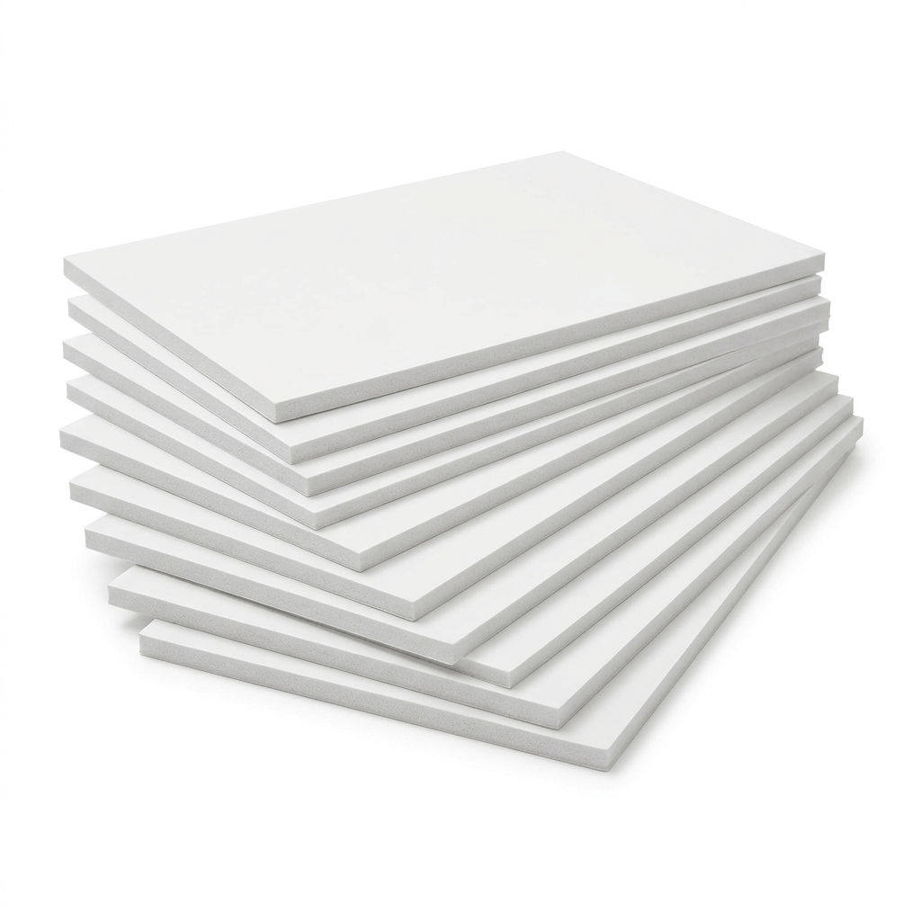 EZplastix white PVC sheet 1/4 inch